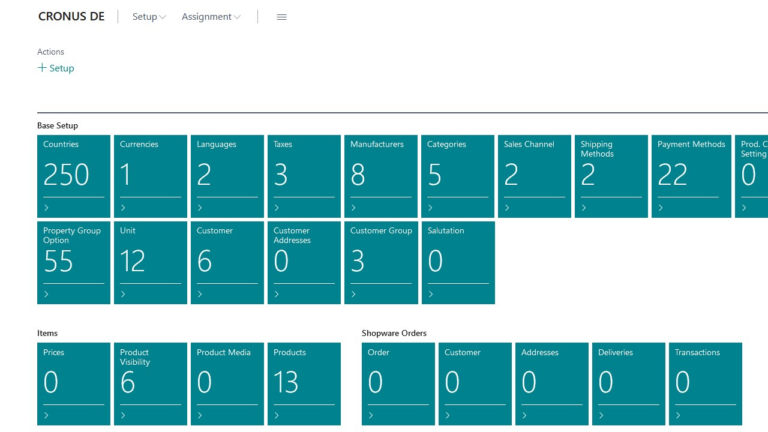 Connection Dashboard